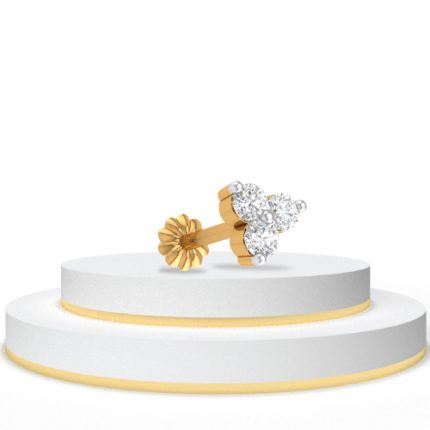 3 Stone Small Size Nosepin (5ct)