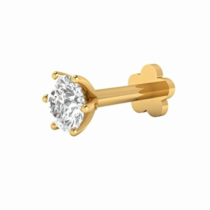 1 Stone Zero Size Nosepin 2ct