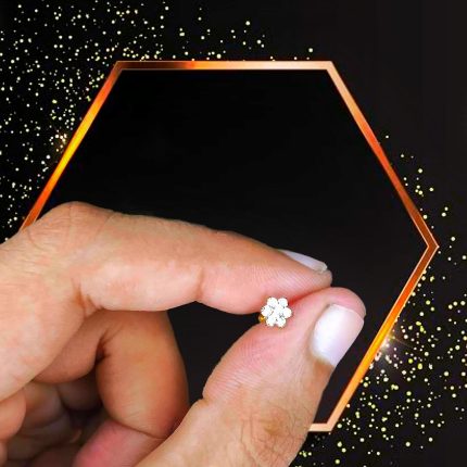 7 Stone Big Size Nosepin 13ct