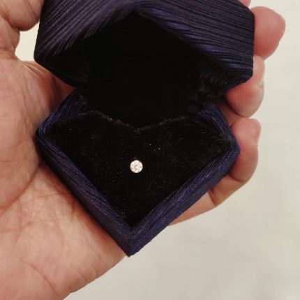 Hallmarked 1 Stone Nosepin 4ct (Medium size)