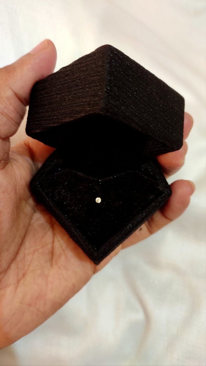 1 Stone Zero Size Nosepin 2ct - Image 2