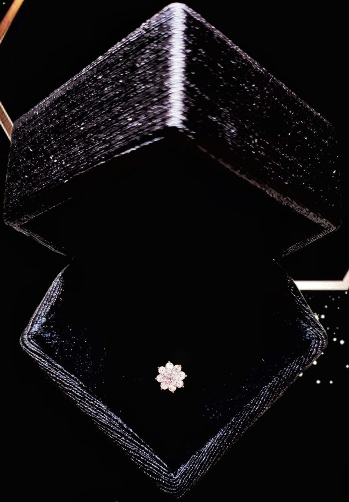 Hallmarked 9 Stone Nosepin 20ct (Big Size) - Image 2