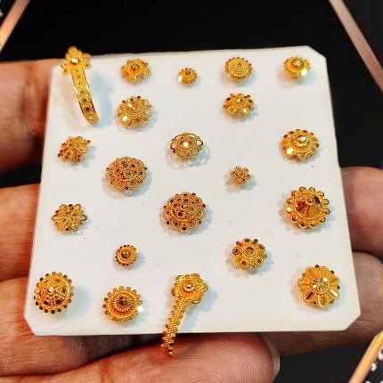 100% Pure Lab Certified Hallmarked 18 Carat Gold Nosepin (price not mentioned)